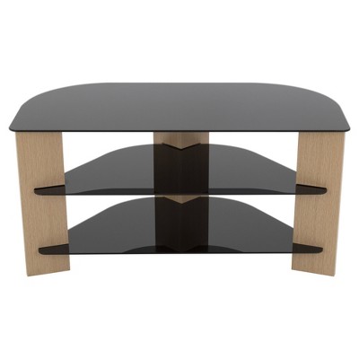 target glass tv stand