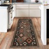 Coolmee  Rug Machine Washable Non-Slip Low Pile Print Pattern Western Rug for Living Room Bedroom Entryway - 4 of 4