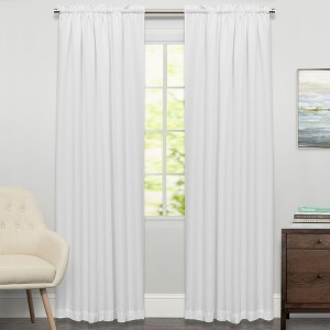 Ripcord Tailored Window Curtain Treatment Single Panel by Sweet Home Collection® - 1 of 3