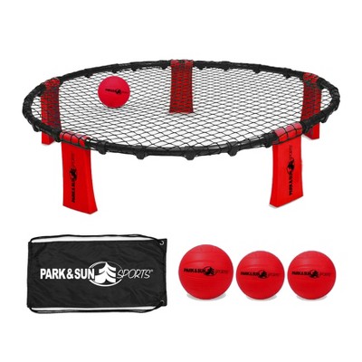 Park & Sun Sports Rally Fire Portable Spike Volleyball Game Set with Accessories