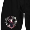 Disney Villains Maleficent Circle Of Thorns Adult Black Sleep Pajama Shorts - 2 of 4