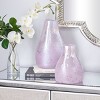 Set of 2 Glass Handmade Blown Vase Purple - CosmoLiving by Cosmopolitan: Contemporary Style, 11.95" Tall Decorative Bottle - 2 of 4