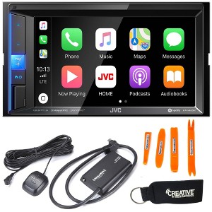 JVC KW-M650BT CarPlay Compatible Media Receiver + SiriusXM Satellite Radio Tuner - 1 of 4