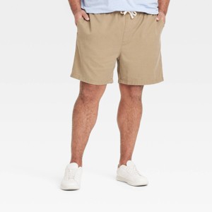 Men's Vintage 7" Elevated Washed Pull-On Shorts - Goodfellow & Co™ - 1 of 3