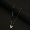 SOHI Women's Gold Hearts Pendant Necklace - 3 of 4