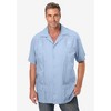 KingSize Men's Big & Tall Short-Sleeve Guayabera Shirt - 4 of 4