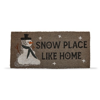 tag 1'6"X 3'3" Snow Place Like Home Estate Mat