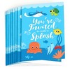 Big Dot of Happiness Under the Sea Critters - Fill-in Birthday Party or Baby Shower Invitations (8 Count) - 2 of 4