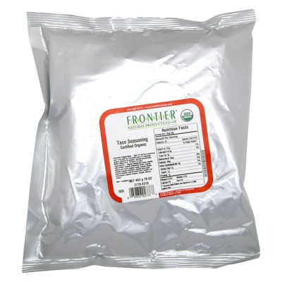 Frontier Co-Op Taco Seasoning Organic - 1 lb