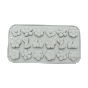 Unique Bargains Candy Making Moulds 18-Cavity Flower Bouquet Candy Mould Hand Wash 7.4"x3.98"x0.51" 1 Pc - 1 of 4