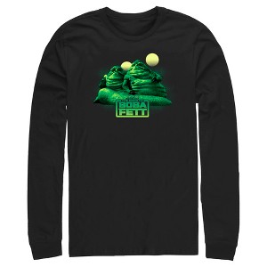 Men's Star Wars: The Book of Boba Fett The Hutt Twins Long Sleeve Shirt - 1 of 4