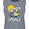 Women's - SpongeBob SquarePants - Franken Sponge Graphic Racerback Tank - 2 of 4