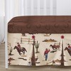 Sweet Jojo Designs Boy Baby Crib Bedding Set - Wild West Cowboy Brown Red Blue 4pc - 4 of 4