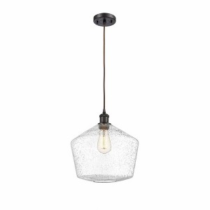 Cindyrella - 1 Light Cord Hung Mini Pendant In Industrial Style-13.5 Inches Tall and 12 Inches Wide - 1 of 1