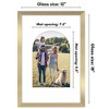 Americanflat 12" x 18" Picture Frame with Mat - Arch Designs - Stylish Decor for Living Rooms, Dorms, Offices & More - 2 of 4