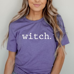 Witch Typewriter - Women's Short Sleeve Graphic T-Shirt - 1 of 4
