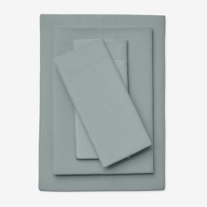 BrylaneHome BH Studio Solid Microfiber Sheet Set - 1 of 4