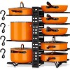 Pot Organizer Rack 8 Tiers Pots and Pans Organizer, Pot Lid Organizer for Kitchen Cabinet Cookware Organizers and Storage,Upgraded - 2 of 4