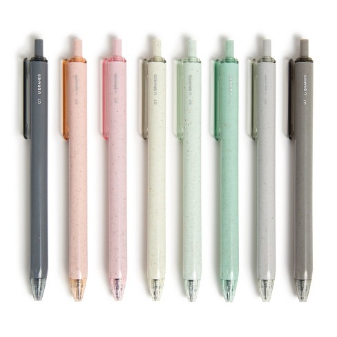 U Brands 8ct Gel Ink Pens with Refills Essential Speckle - image 1 of 4