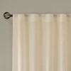 Gracie Mills Gayle Contemporary Lightweight Crushed Sheer Window Panel Pair - 2 of 4