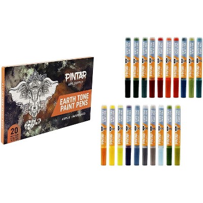 Pintar Art Supply Earth Tone Paint Pens