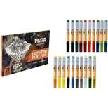 Pintar Earth Tone Paint Pens 0.7MM 20 Pack Marker Set with Extra Fine Tip | Use on Rocks, Canvas, Glass, Ceramics | Quick-Dry Action Tip Markers