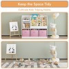 Sevobal Decorative Bookshelf Multifunctional Kids Bookshelf And Storage Organizer With 3 Collapsible Fabric Drawers, White, 36.2"*11.8"*31.5" - 4 of 4