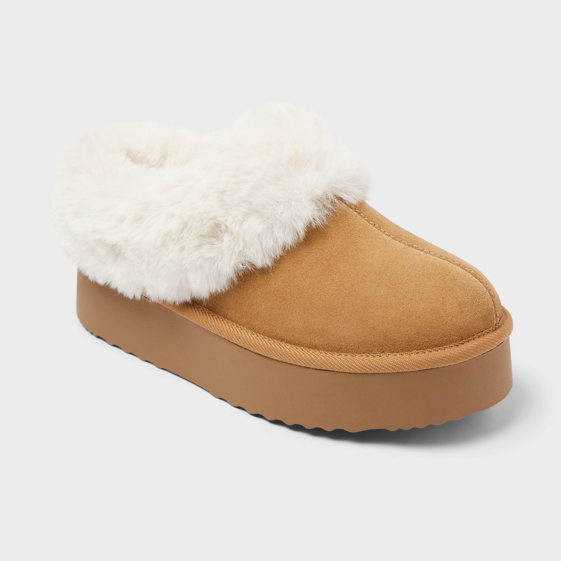 Women's Tacoma Platform Clog Slippers - Auden™ Brown