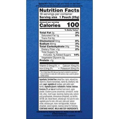 Special K Bars Blueberry Snack Bars Crisps - 15.84oz/36ct