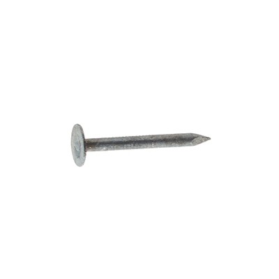 Grip-Rite 1-1/2 in. Roofing Electro-Galvanized Steel Nail Flat Head