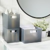 Extra Large 12 X 9 X 6.5 Plastic Bathroom Organizer Bin With Handles  Clear - Brightroom™ : Target