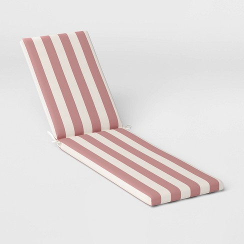 Cabana stripe chaise lounge cushion sale