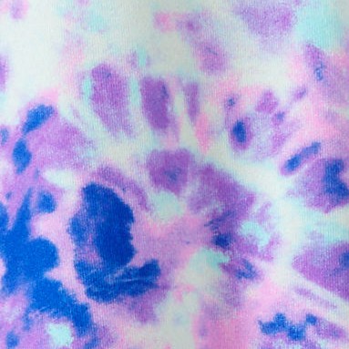 lilac multi tie dye