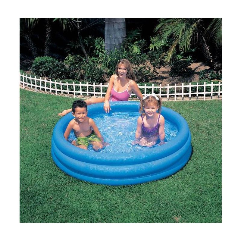 INTEX Crystal Blue Kids Outdoor Inflatable 58" Swimming Pool | 58426EP, 1 of 4