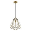 Livex Lighting Knox 1 - Light Pendant in  Antique Brass - 4 of 4