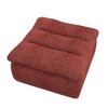 DOMETOUR Lazy Floor Sofa,Modern armless and backless sofa chair,Comfy Accent Bean Bag Couch,suitable for living room bedroom office-Orange - 4 of 4