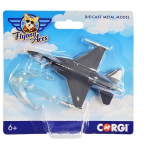 General Dynamics F-16 Fighting Falcon Fighter Aircraft "USAF" "Flying Aces" Series Diecast Model by Corgi - 1 of 3
