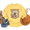 Simply Sage Market Women's Yellowstone Cowboy Club Long Sleeve Garment Dyed Tee - 3 of 3