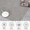Area Rug for Living Room Bedroom Modern Solid Indoor Carpet Non-Slip Low Pile Machine Washable Kids Room Accent Simple Carpet No-Shedding - 4 of 4