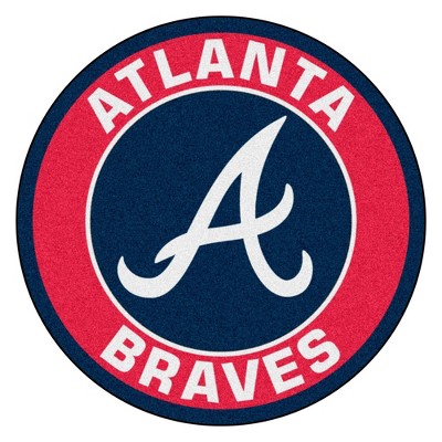 MLB Atlanta Braves 27"x27" Roundel Rug