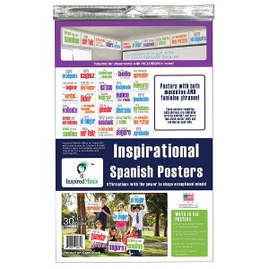 Inspired Minds Card Stock Posters, Set of 30, Spanish - 1 of 1