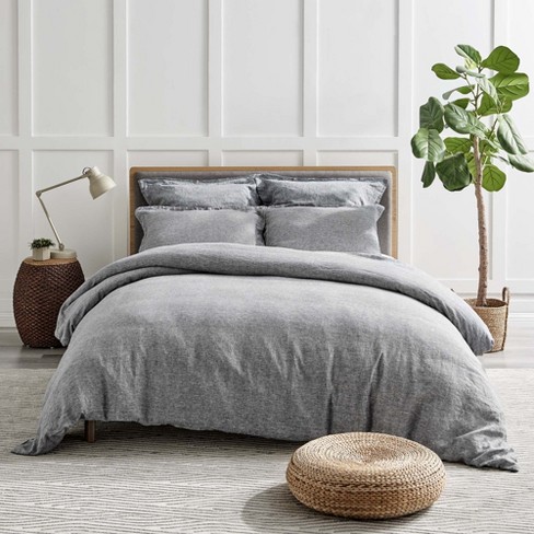 Levtex Home Washed Linen Duvet Cover - Linen