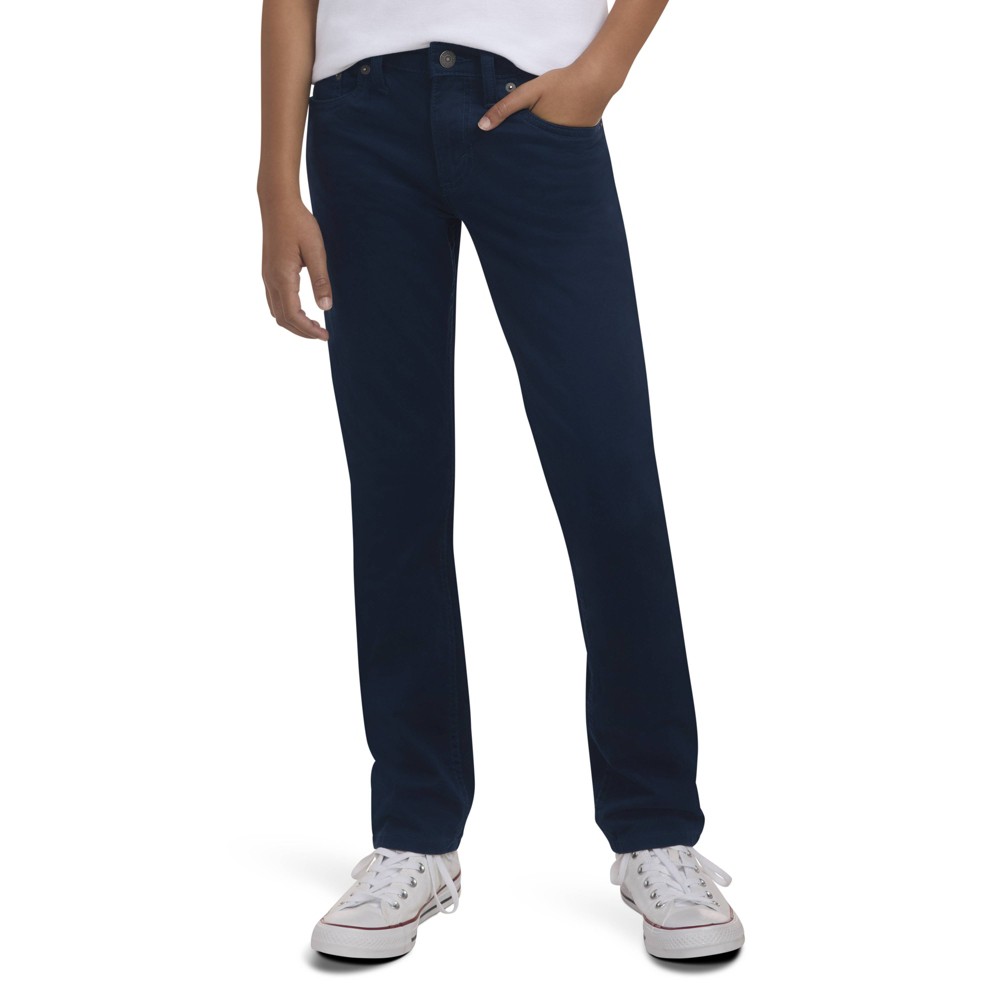 Levi's® Boys' 511 Slim Sueded Pants - Navy Blue 8