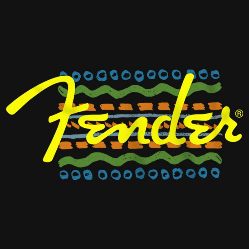 Girl's Fender Colorful Logo T-Shirt, 2 of 5