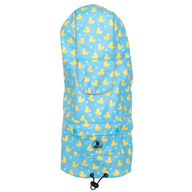 The Worthy Dog Water-Resistant Rubber Duck London Raincoat, 1 of 3