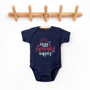 The Juniper Shop Star Spangled Sassy Baby Bodysuit - 1 of 2