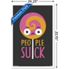 Trends International David Olenick - People Suck Framed Wall Poster Prints - 3 of 4
