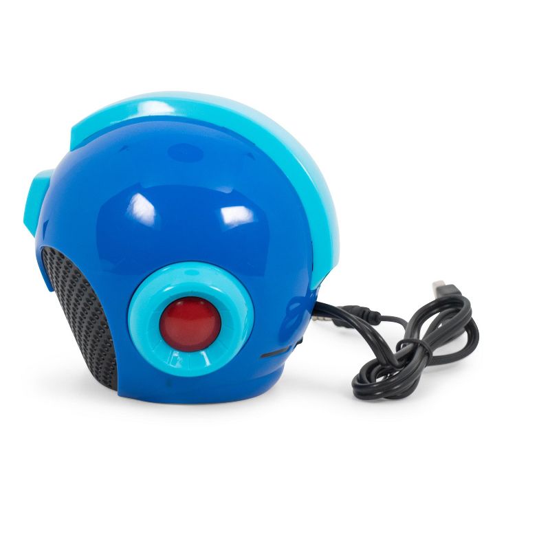 Toynk Rockman Mega Man Helmet Themed USB Powered Wired Multimedia Portable Speaker, 2 of 8