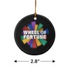 Wheel of Fortune Onion Logo Porcelain Holiday Christmas Tree Ornament  2.8" (7.1 cm) - 3 of 4