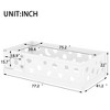 CAVINAS Kids Toddler Bed with Safety Guardrails,Twin/Full Size Floor Bed with Door,Montessori Bed for Bedroom,White - 3 of 4